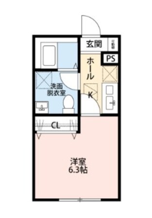 ルナモンド大和田の物件間取画像